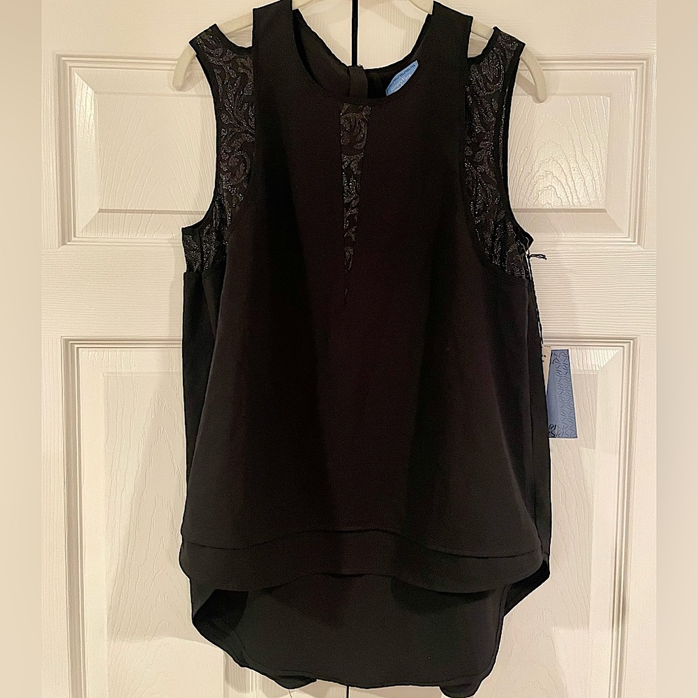 *NEW Vera Wang loose black blouse